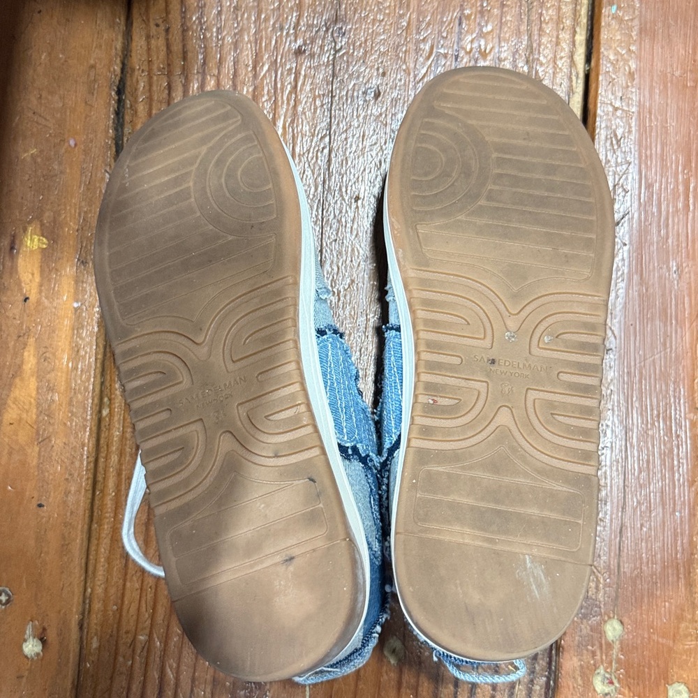 Sam Edelman Blue and White Casual Sneakers - Picture 3 of 9